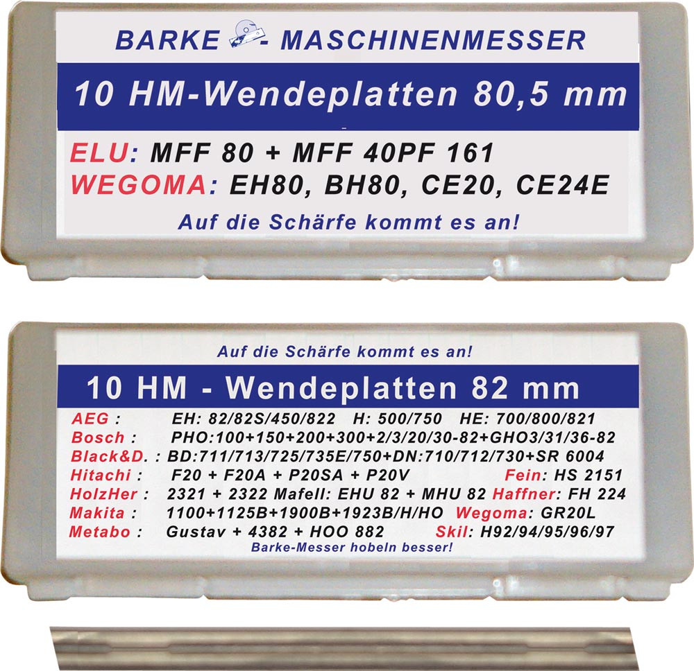 1 Stück HM Wendemesser ca 80,5x 5,9x1,2 mm 